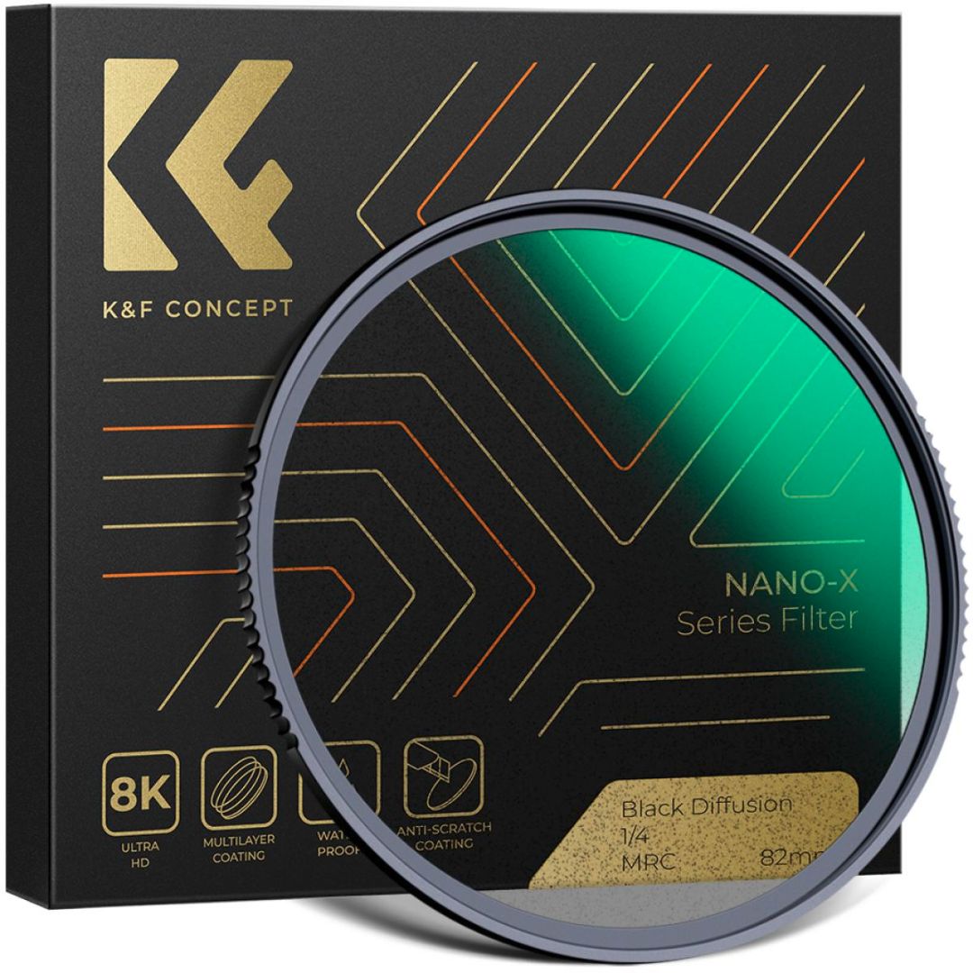 K&F Concept 67mm Black Mist Filter 1/4 Multi-layer Coated Nano-X Series KF01.1481 - 1